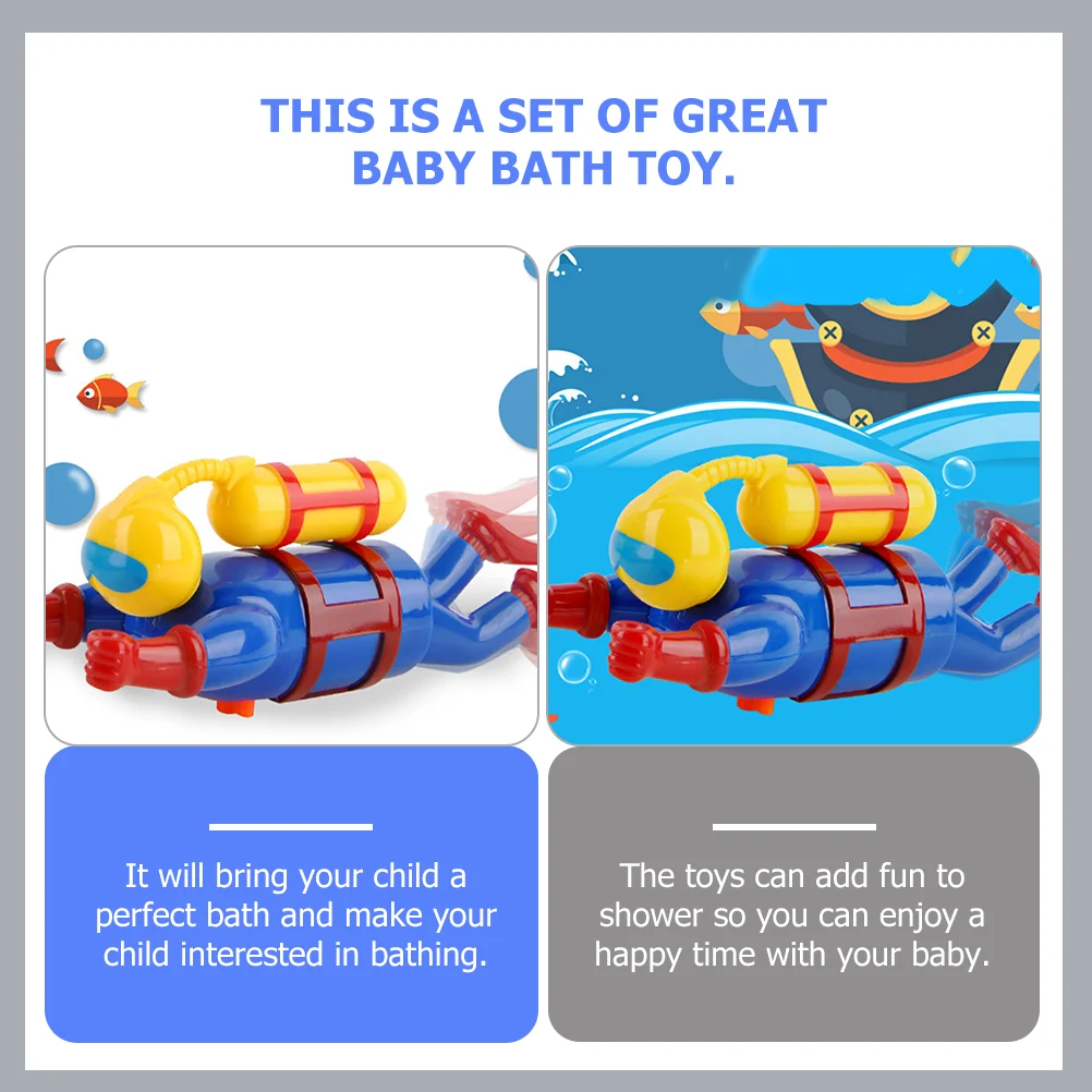 Подводные сувениры для вечеринки заводной дайвер детская ванночка игрушка