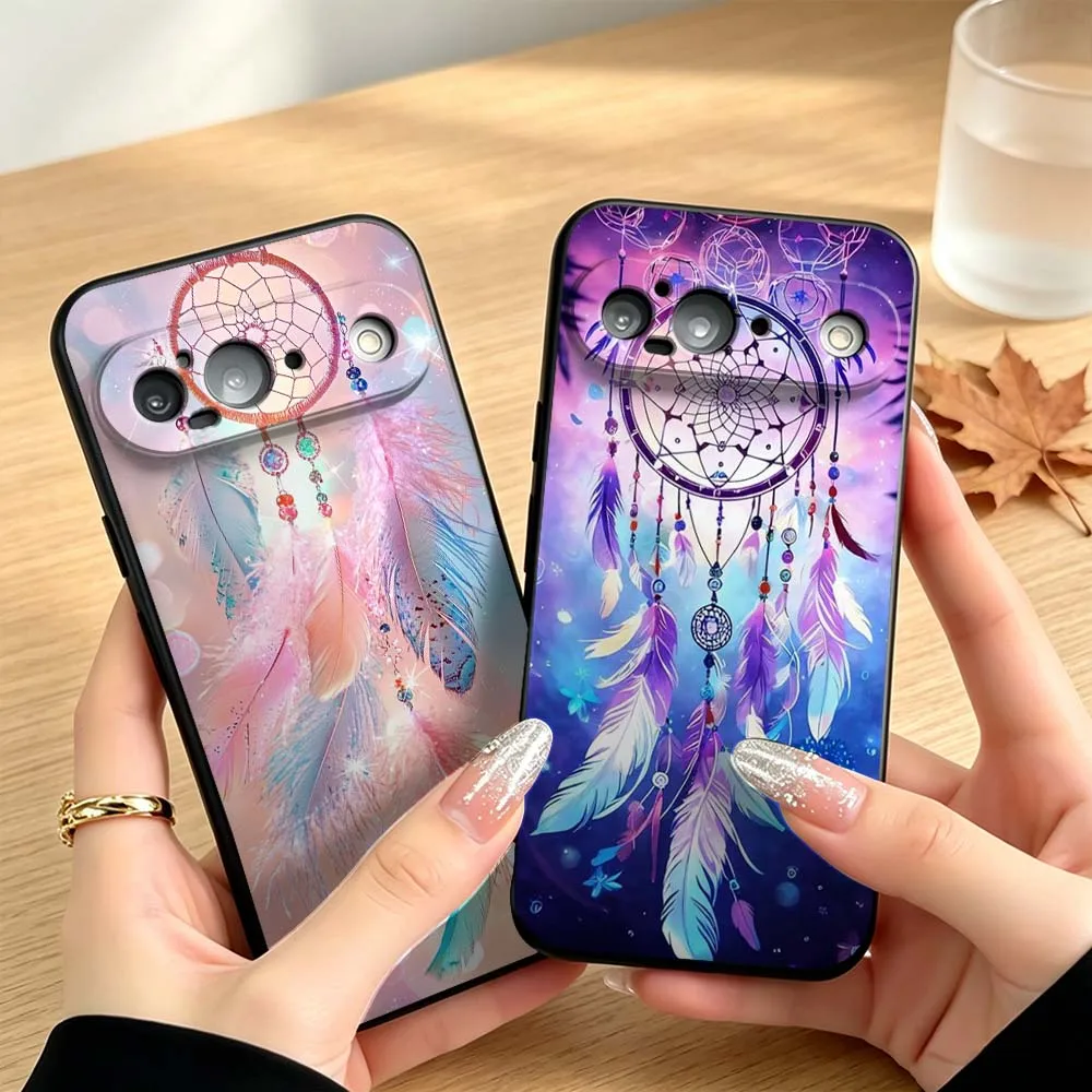 Фото Чехол для телефона Dreamcatcher Art для Google Pixel 10, 10A, 9, 8, 7, 9a, 8A, 7a, 6a XL Pro 5G, черный №1