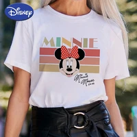 disney minnie mouse t shirts with short sleeve womens clothing summer 2022 spain subscription harajuku fashion vacation outfits