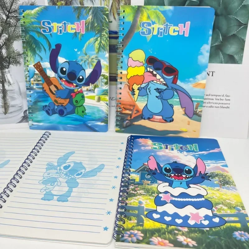 Kawaii Disney Stitch блокнот мультфильм аниме милый студенческий дневник модный