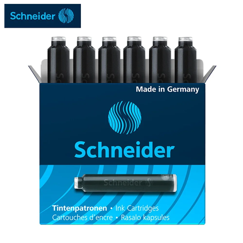18/30/60 шт. картриджи Schneider Ink Sac с диаметром 2 6 мм синие/черные/синие чернила