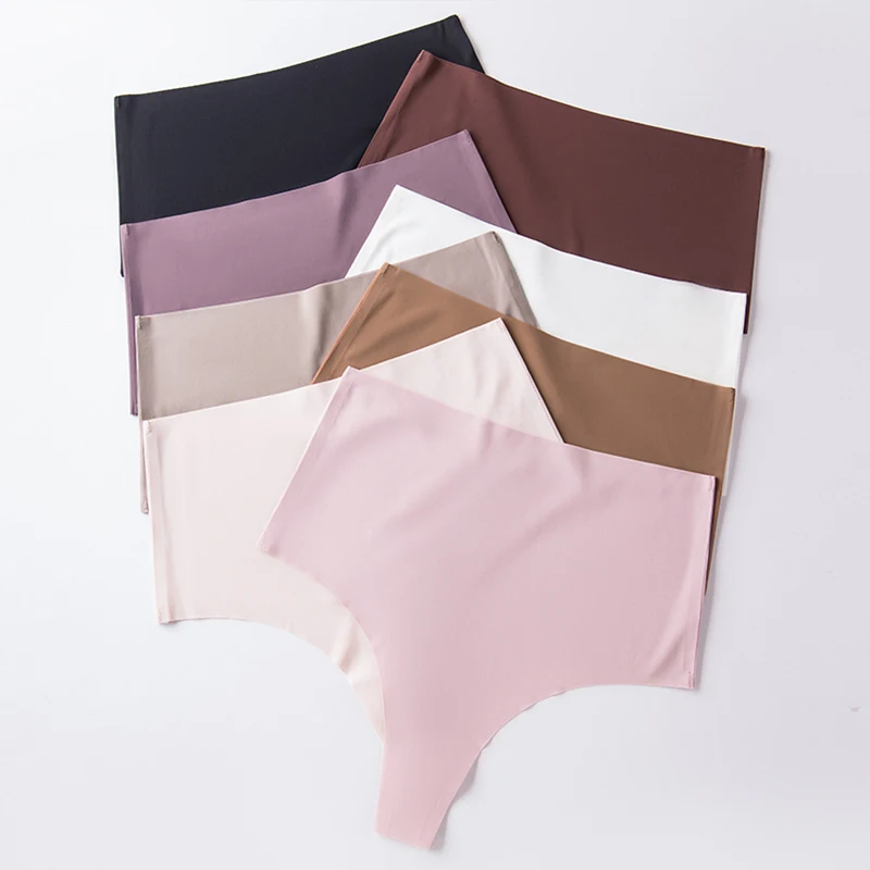 BANNIROU 8 шт. бесшовное нижнее белье для женщин однотонные мягкие женские трусики с