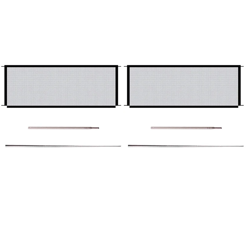 

2X Household Dog Isolation Door Portable Folding Pet Isolation Fence Dog Barrier Safety Fence Net