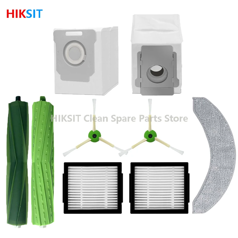 

Аксессуары для робота-пылесоса Irobot Roomba Combo J7 + запчасти для основной боковой щетки Hepa фильтр Швабра тканевые тряпки пылесборники