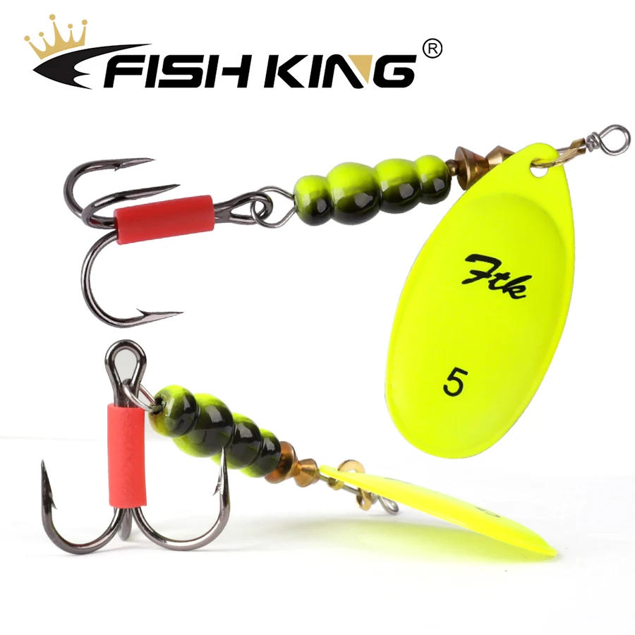 Фрикционная блесна рыболовная приманка с тройным крючком металлический