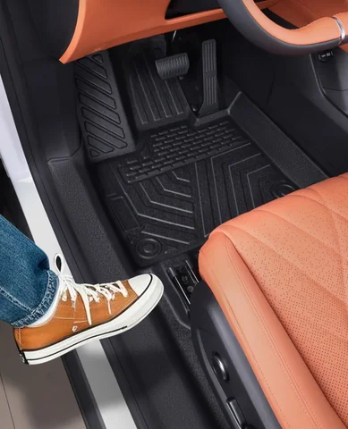 Автомобильный коврик для ног для Changan Deepal S7 S07 2025, полностью все включено, автомобильный напольный коврик, кожаные водонепроницаемые подушечки для ног, украшение интерьера