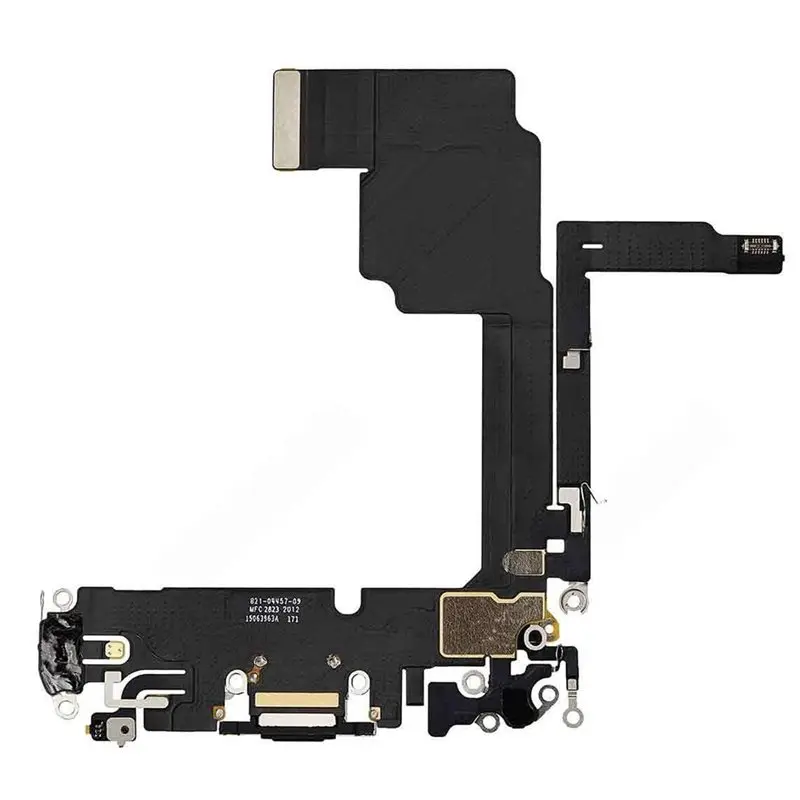 Фото Кабель-шлейф USB-C для зарядки B27B (фиксация проблемы с зарядкой), с встроенным микрофоном для 15 Pro, без функции передачи данных №1