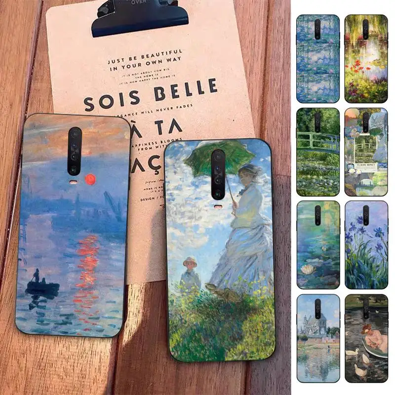 

Claude Monet Phone Case for Redmi 5 6 7 8 9 A 5plus K20 4X S2 GO 6 K30 pro