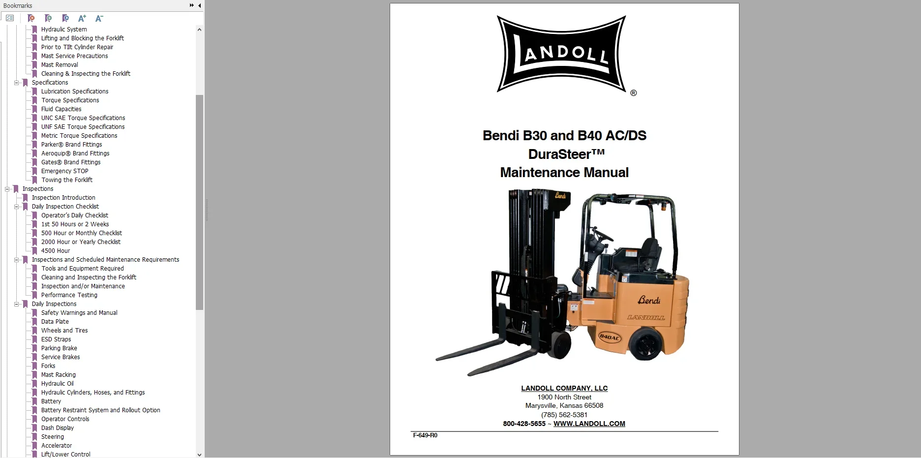 AutoEPC Landoll Bendi Drexel Вилочные погрузчики 12 8 ГБ Детали для обслуживания оператора