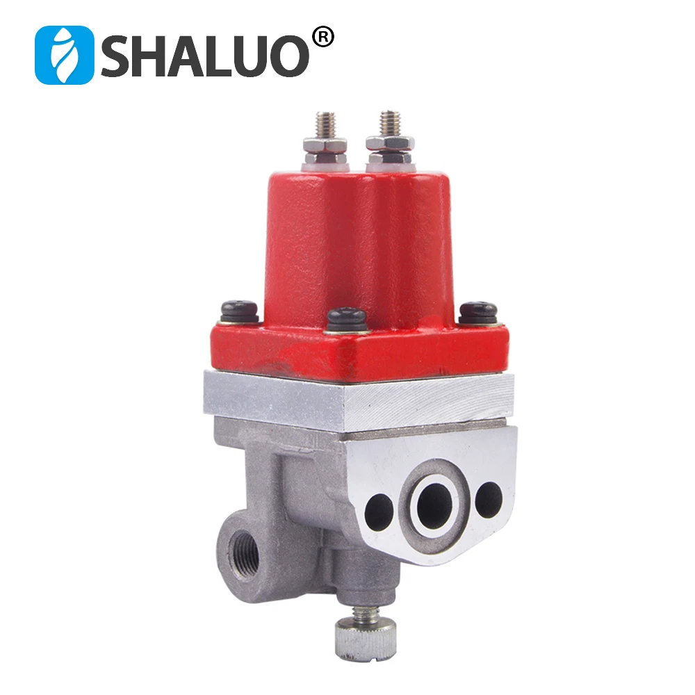 Conjunto de Válvula Solenóide Parada de Combustível do Motor Diesel Gerador Solenóide Fechado Flameout Válvula Assy 12v 24v 3054609 Nt855 K19