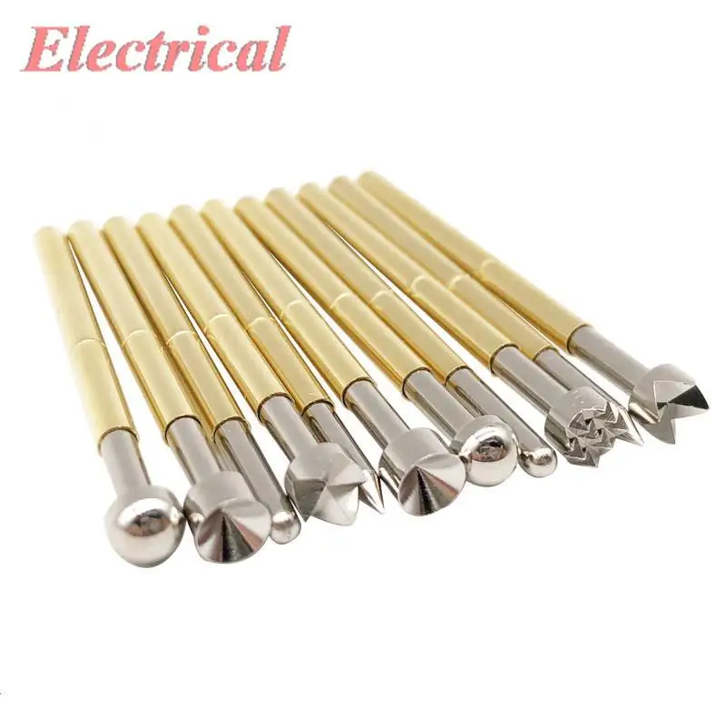 Spring PCB Testing Contact Probes Pin P125-A B D E G J Q1 Q2 2.0mm Dia. 33.35mm Length 6.35mm Stroke Test Lands/ Pads /Leads