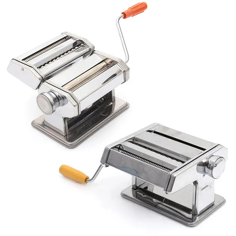 

Pasta Maker Machine Stainless Steel Noodle Machine Roller With 6 Adjustable Thickness Settings Homemade Spaghetti Cutter HWC