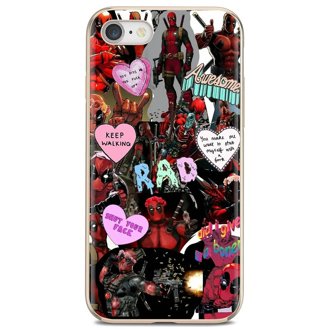Мягкий прозрачный чехол Dragon Ball Son Goku Deadpool Stripe для Motorola Moto G5 G5S G6 Z Z2 Z3 C G G2 G3 X4 E4 E5 Play Plus