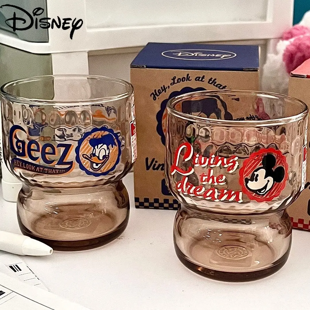 

Disney Cute Cartoon Donald Duck Mickey Print Simple Large Capacity Beer Mug Collection Mug