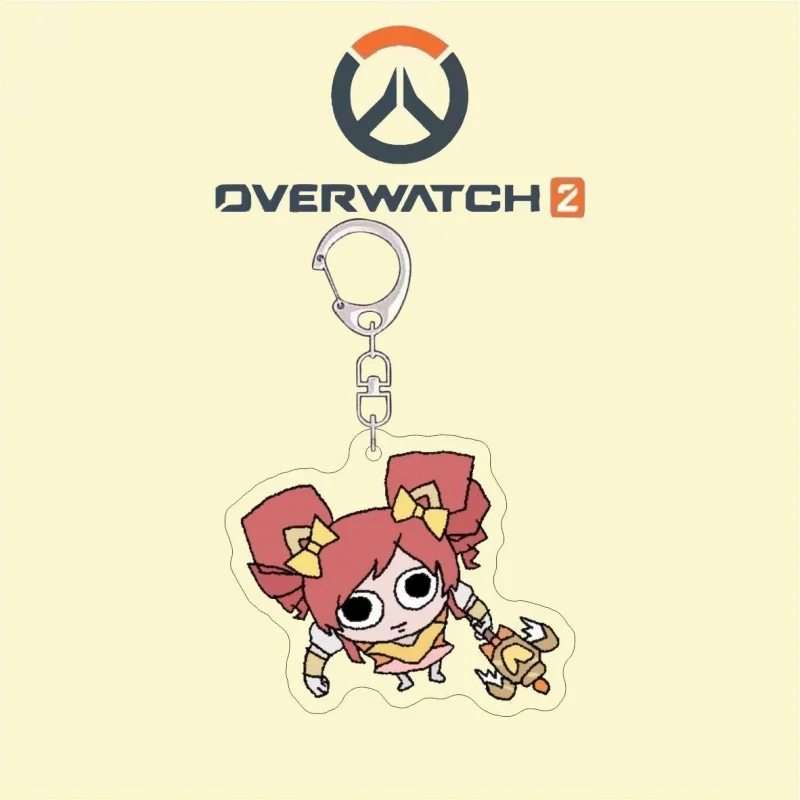 Фото Overwatch HDKeyring Подвеска Shimada Hanzo Подарки Акриловый Брелок Подвесные Украшения Аксессуары Орнамент Рюкзак №3