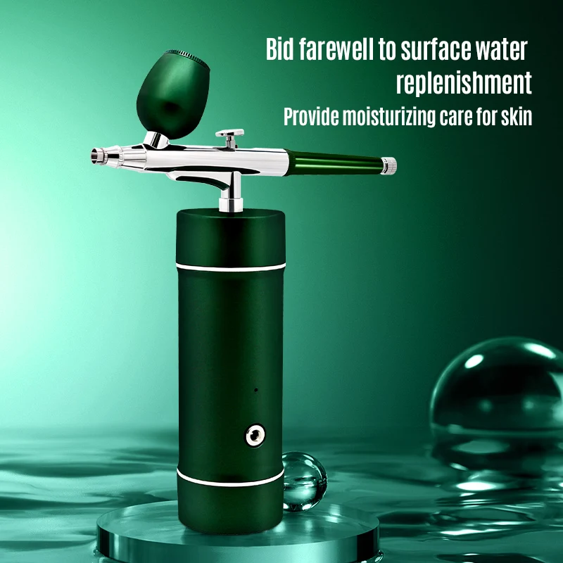 Top Air Compressor Kit Facial Cleanser Airbrush Paint Sprayer Water Oxygen Nano Mist Sprayer Gun Nail Art Tattoo Craft Cake