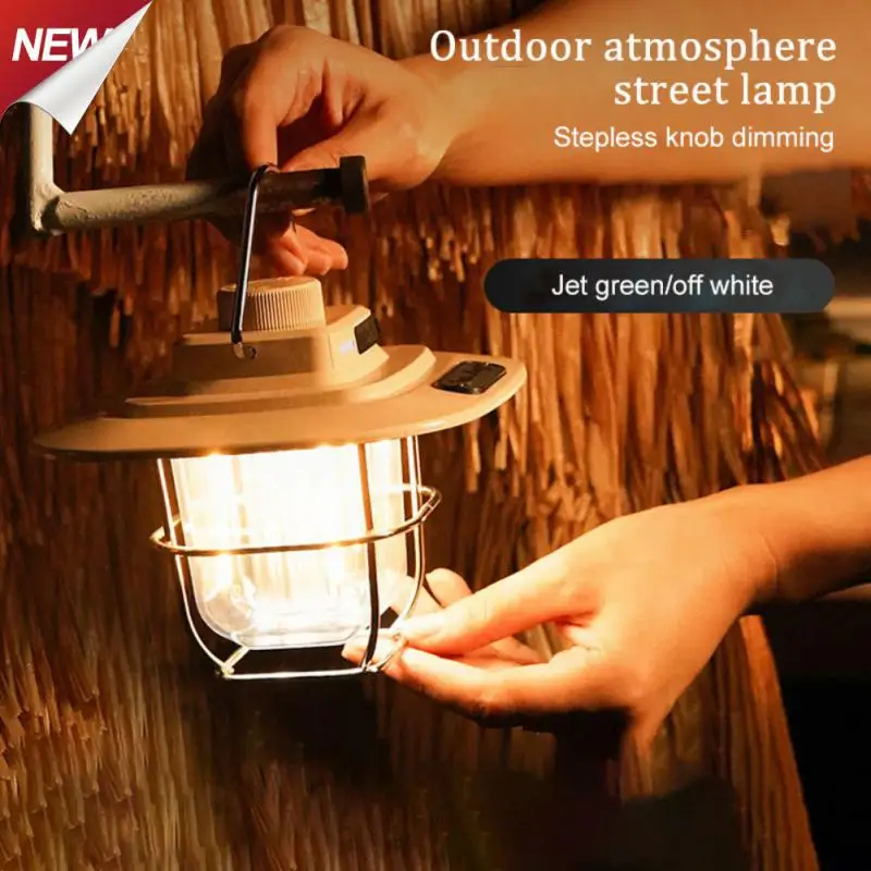 

Атмосферный фонарик, портативный фонарик для кемпинга, лампа для кемпинга в стиле ретро, многофункциональная текстурированная атмосферная лампа, яркое освещение