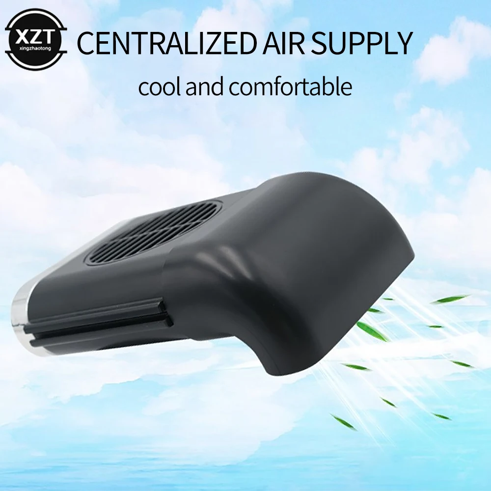 Автомобильный мини-вентилятор на спинку сиденья складной бесшумный вентилятор