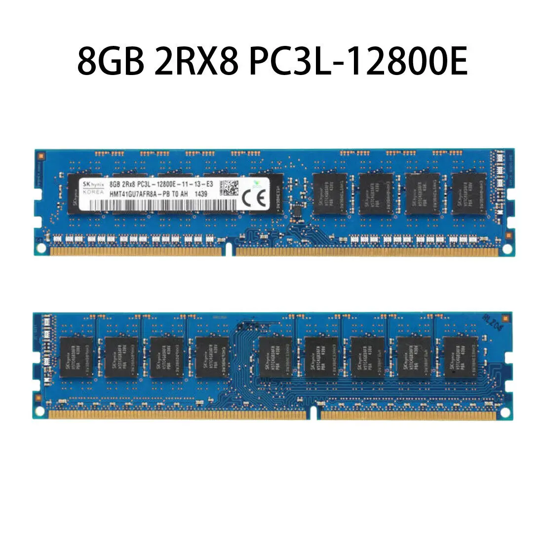 

8G DDR3 1600 Pure ECC PC3L-12800E UDIMM Server Memory Bar