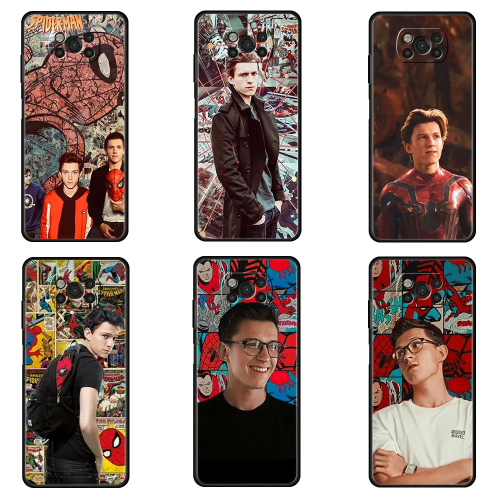 

Marvel Case for Xiaomi POCO X3 NFC M3 M4 Pro F1 Cover MI 12 12X 10T 9T 11T 11 Lite Funda Silicone Coque Spiderman Tom Holland