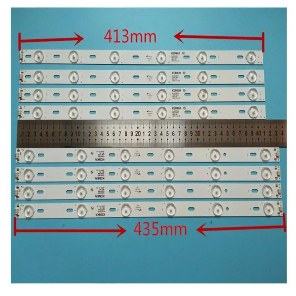 Комплект светодиодной ленты подсветки 6+6LED для телевизора DNS K42A619 Supra STV-LC42T410FL 42"