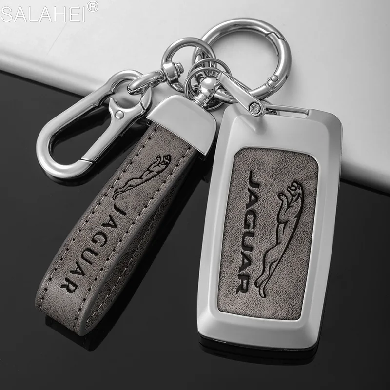 

Zinc Alloy Car Smart Remote Key Fob Case Cover Shell For Jaguar XF XJ XJL XE C-X16 XKR XK V12 E-PACE Guitar Keychain Accessories
