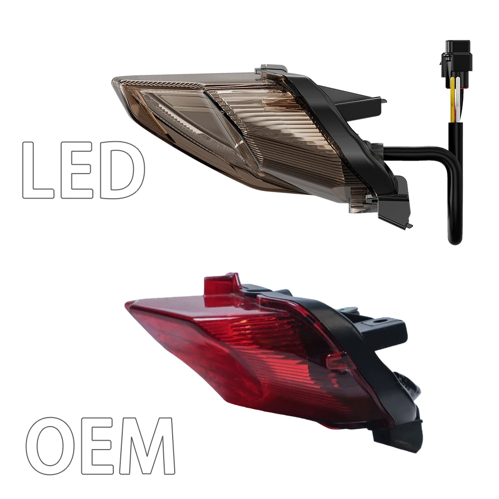 Фото Светодиодный задний фонарь E24 для Yamaha MT-09 SP MT09 MT 09 2021-2023 MT-10 MT10 2022-2024, задний стоп-сигнал мотоцикла, индикаторы лампы №5
