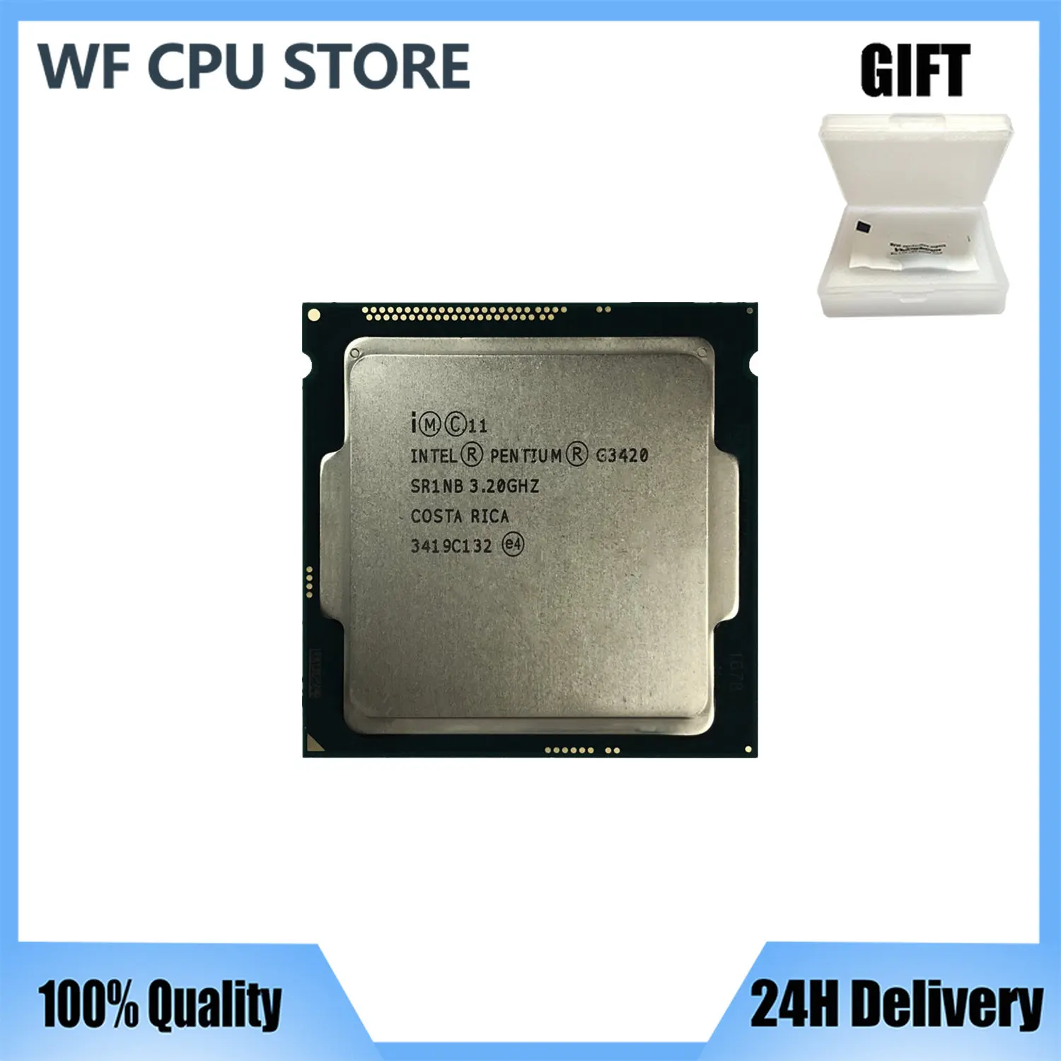 

Процессор Intel Pentium G3420 3,2 ГГц двухъядерный 3M 53 Вт LGA 1150