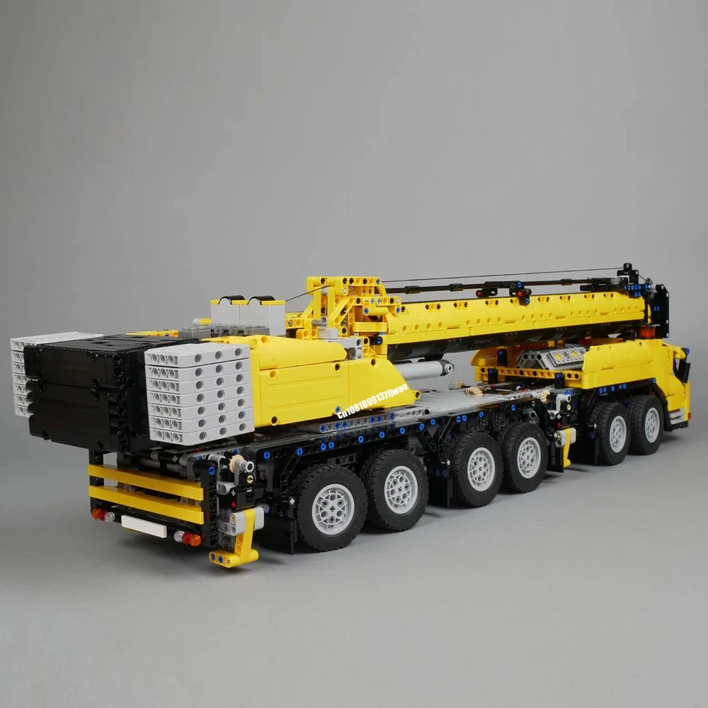 НОВЫЙ 3593 шт. MOC city Engineering Series Grove GMK6400 модель мобильного крана сделай сам творческие