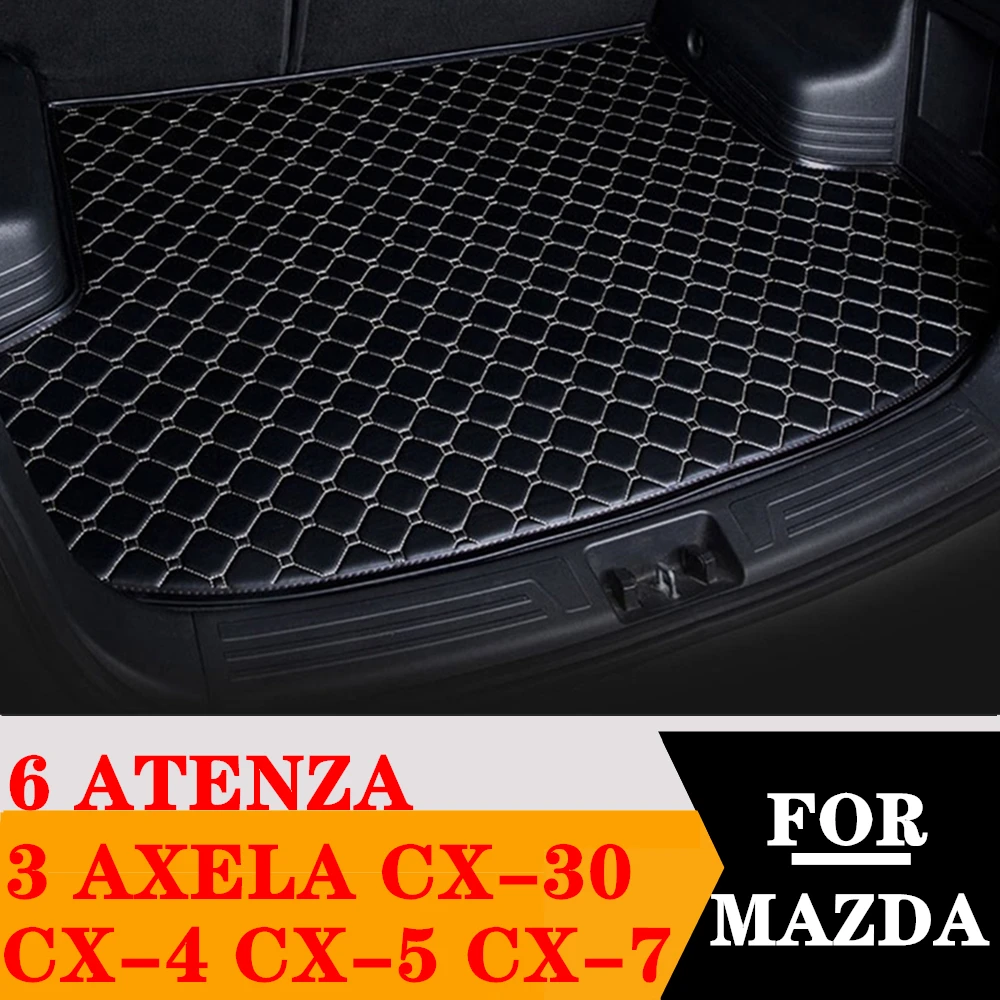 

Водонепроницаемый автомобильный коврик для багажника Sinjayer, Задняя подкладка для багажника автомобиля, коврик, подходящий для Mazda CX-7 3 Axela 6, Задняя подкладка для телефона