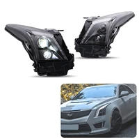 led headlights for cadillac ats ats l 2013 2019 with start up animation sequential indicator front lamp assembly