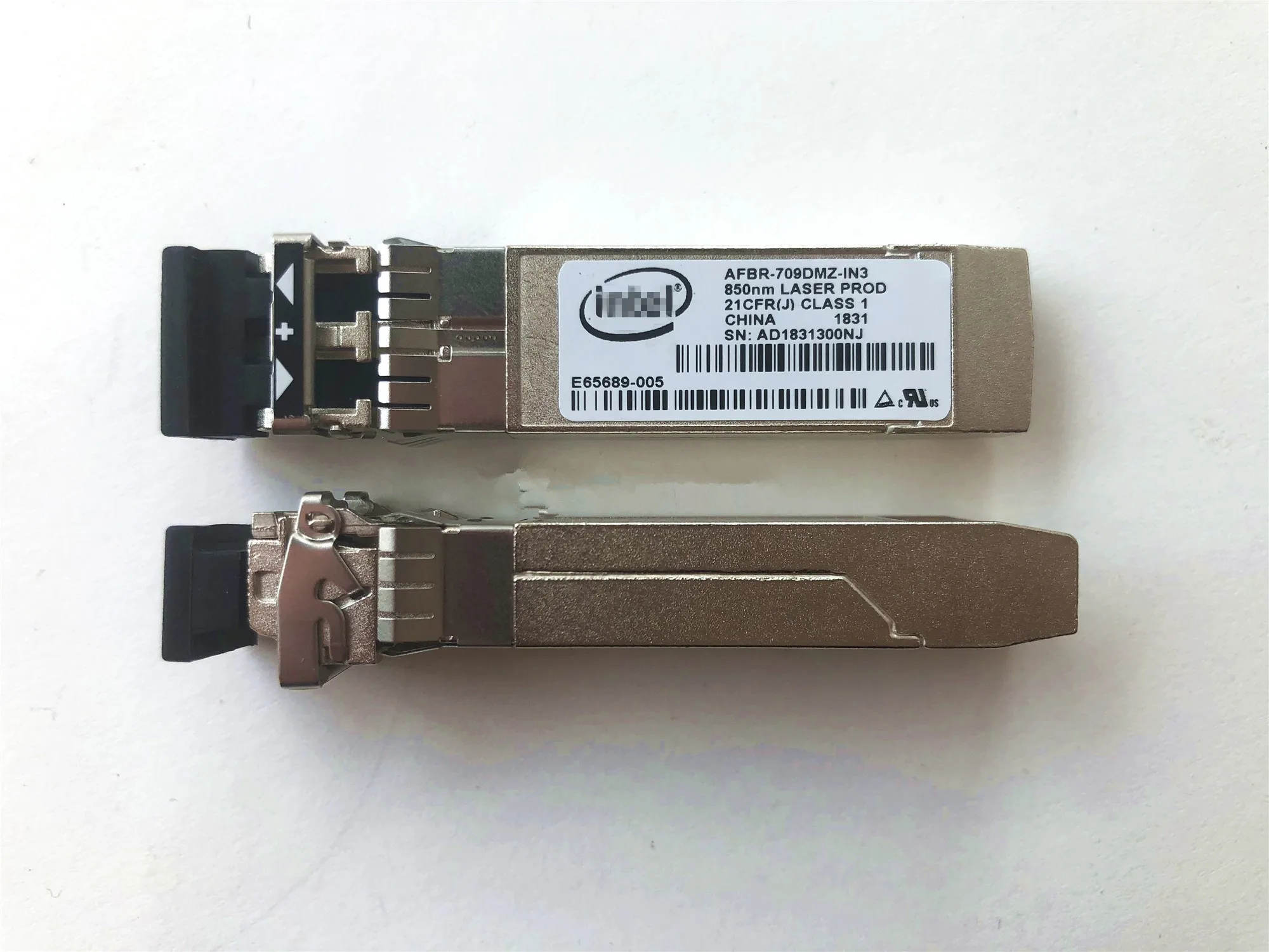 Intel 10g sfp+ AFBR-709DMZ-IN3 E65689-005 E10GSFPSR 850NM X520 X710 82599 Switch, network adapter, general purpose fiber module enlarge
