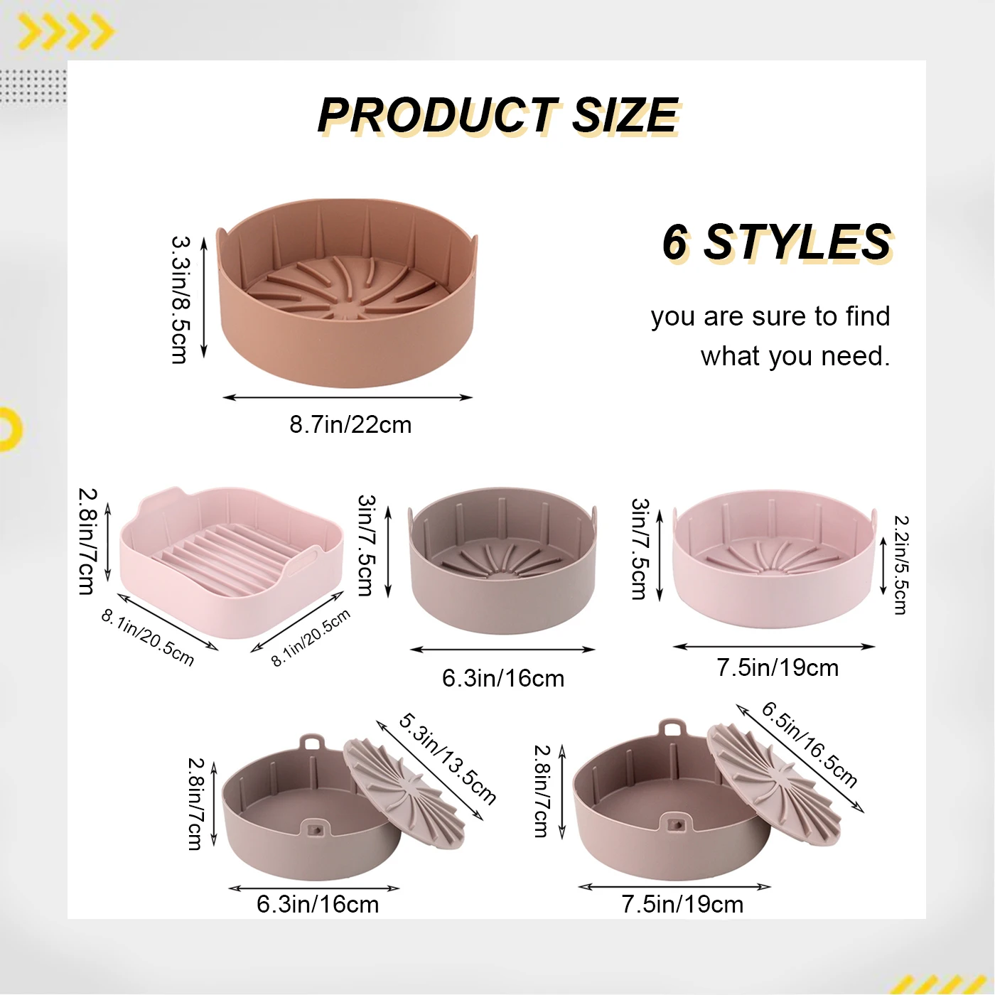 Силиконовый горшок для фритюрницы многоразовая силиконовая корзина выпечки