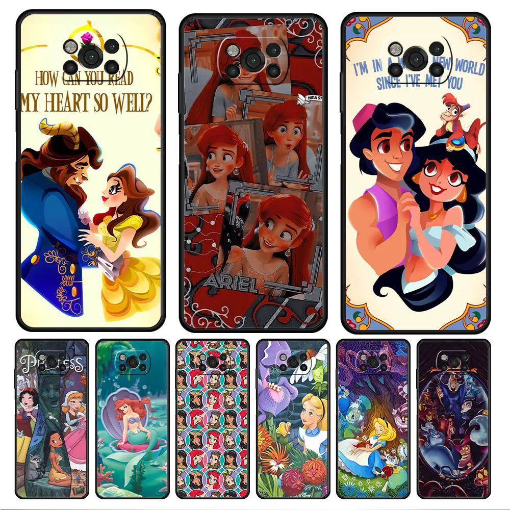 

Disney Beauty and the Beast Aladdin For Xiaomi POCO M3 F4 GT 10T X4 11T M4 Pro 5G MI 11 lite 9T F3 X3 NFC Celular Case Trend