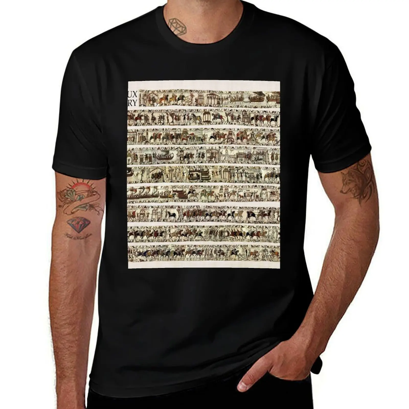 Футболка COMPLETE Bayeux Tapestry футболки с рисунком для баскетбола мужские в стиле хип-хоп