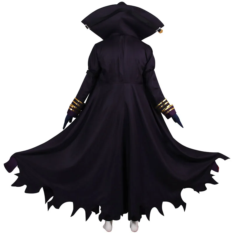 Anime The Eminence In Shadow Kagenou Cid Cosplay Costume Wig Black Cloak Uniform Garden Minoru Halloween