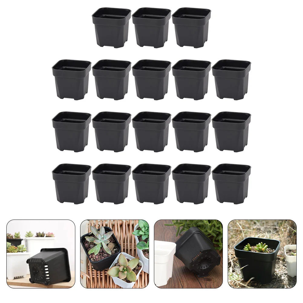 

18pcs Practical Indoor Multipurpose Bonsai Flower Pot Outdoor Flowerpot Succulent Nursery Planter Garden Planting Pot