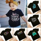 Счастливая Пасха Детская футболка с принтом кролика яйца для мальчиков и девочек Пасхальная одежда детская футболка детские футболки