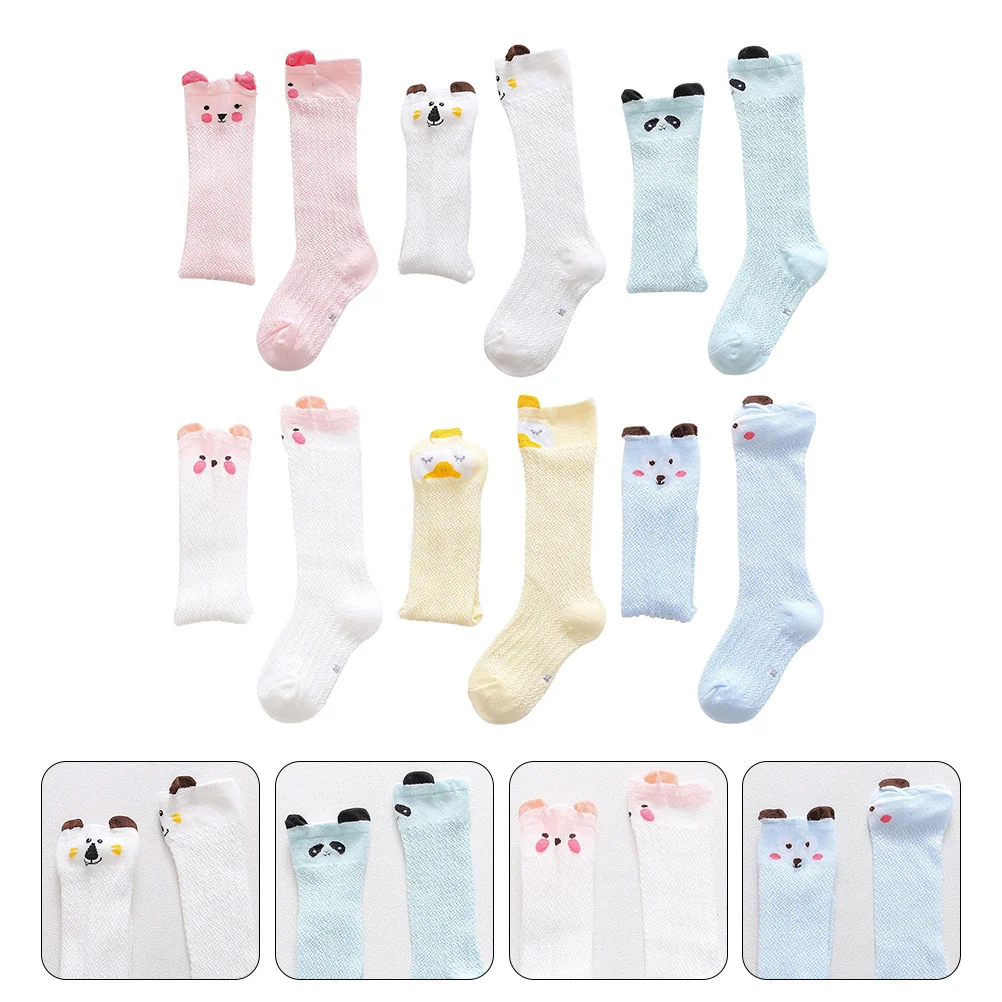 

6 Pairs Unisex Summer Baby Socks Baby Spring Keep Warm Socks