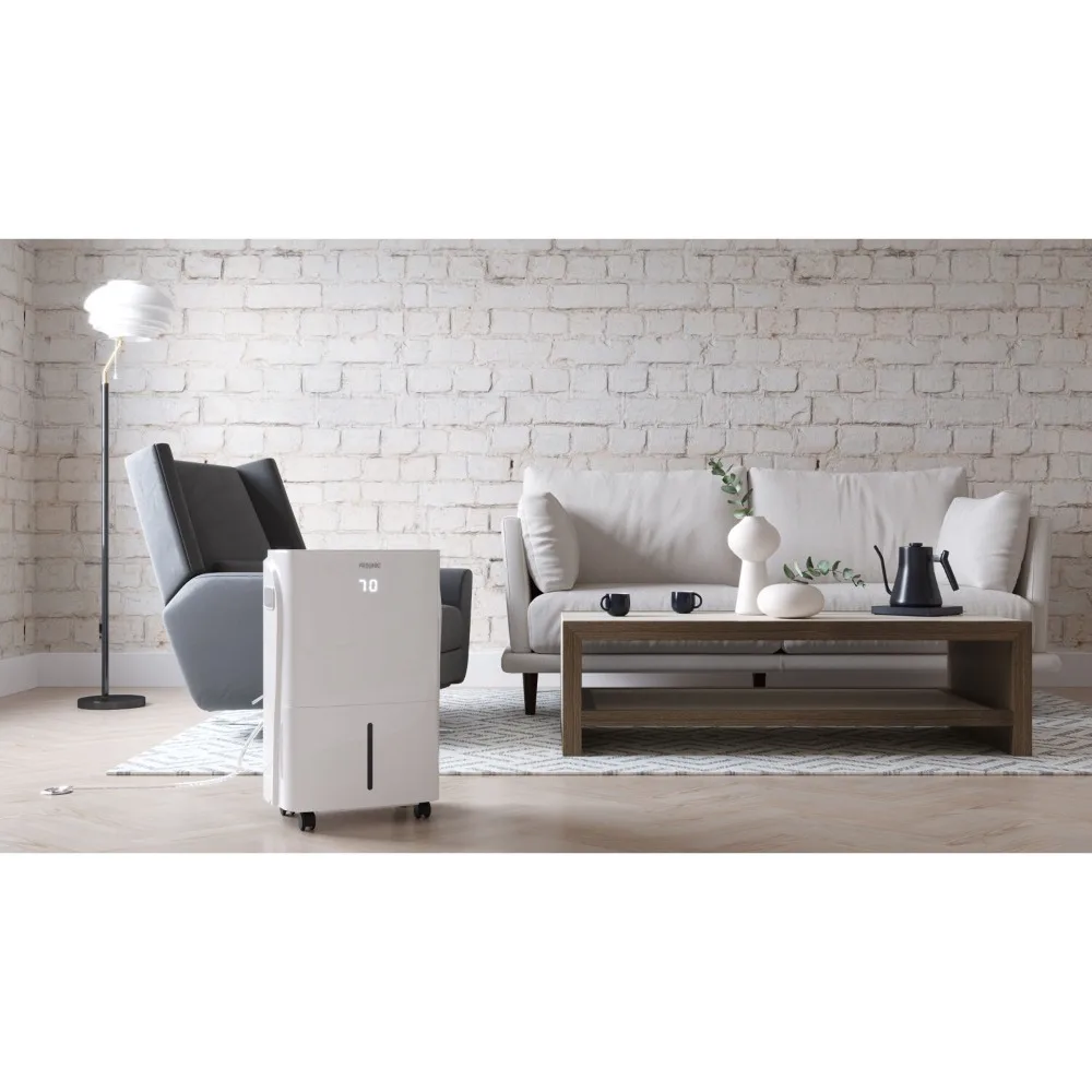 

2023 New Freonic Energy Star 50 Pint Dehumidifier with Built-In Pump | LED Display | 24H Timer | Auto Shut-Off |