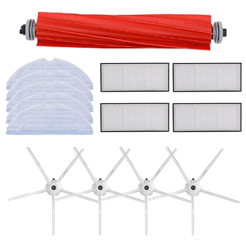 

Hepa Filter Side Brush Mop Cloths For Xiaomi Roborock T7 T7S T7plus T7splus S7 For Roborock Vacuum Cleaner Accessories