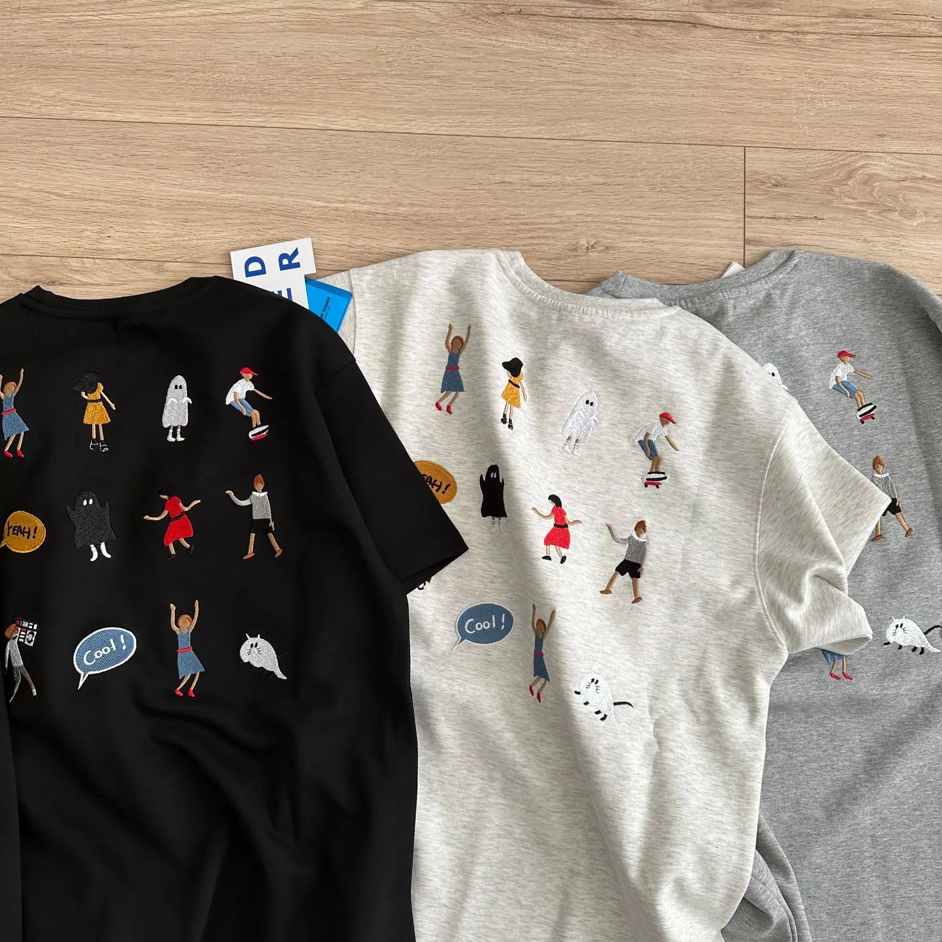 

Новая Весенняя коллекция ADER 2023, тяжелая вышивка, злодеи, свободная фотография для мужчин и женщин. Топ y2k