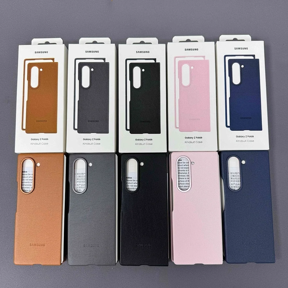 Фото Samsung Galaxy Z Fold 6fold6 5G Высококачественный экологически чистый чехол для телефона Роскошный деловой чехол для Fold 6 Защитный чехол с коробкой №2