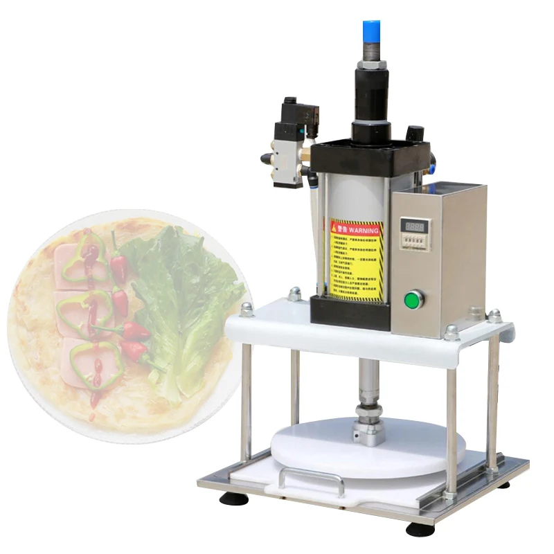 

Commercial Pneumatic Pizza Dough Press Machine Flour Tortilla Maker Dough Roller Sheeter Pressing Machine