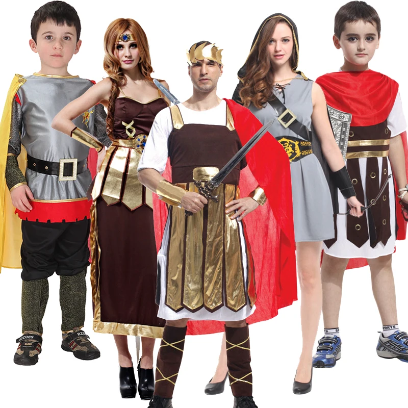 

Halloween Roman Warrior Cosplay Costumes Medieval Greek Mythology Masquerade Christmas Carnival Party For Adult Men