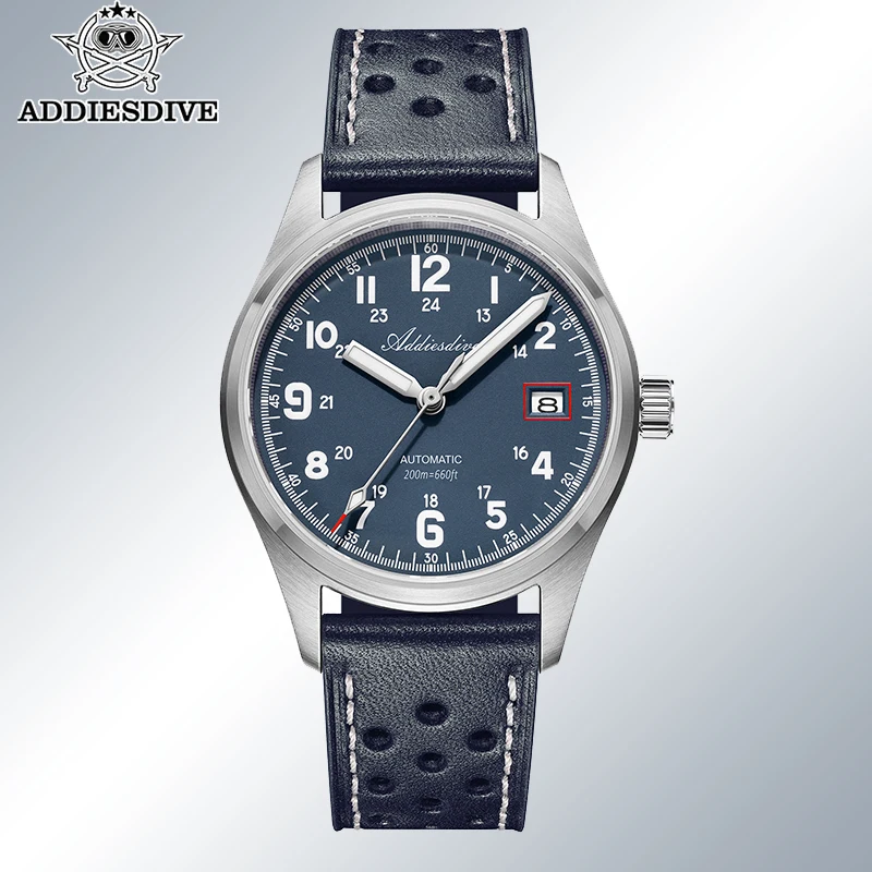ADDIESDIVE автоматические механические часы 39 мм с сапфировым стеклом NH35 роскошные