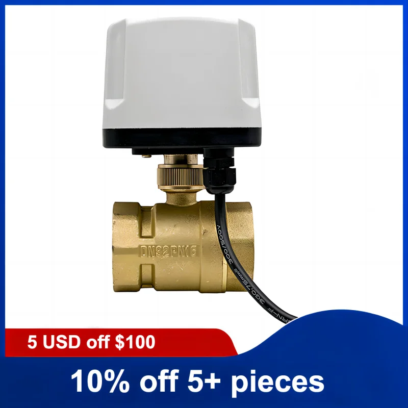 1-1/4 &quotIP65 двухходовой водонепроницаемый моторизованный шаровой кран CR05 латунный