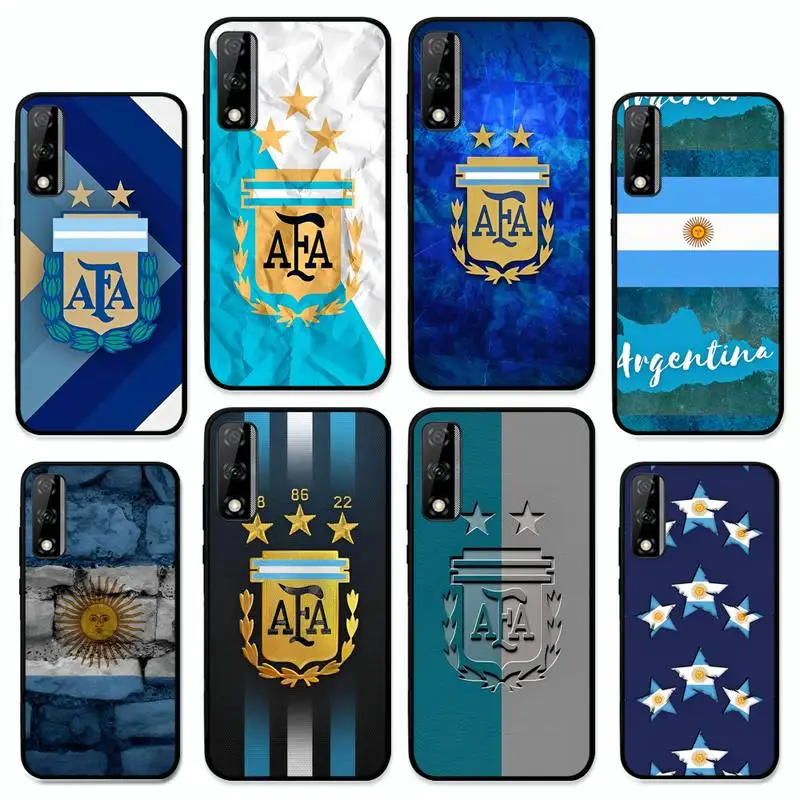 

Argentina Flag Phone Case For Huawei Y9 6 7 5 Prime Enjoy 7s 7 8 plus 7a 9e 9plus 8E Lite Psmart Shell