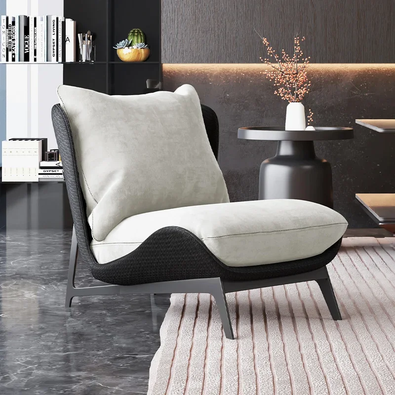 Современная мебель розовый бархат ленивая обивка диван стул для гостиной с