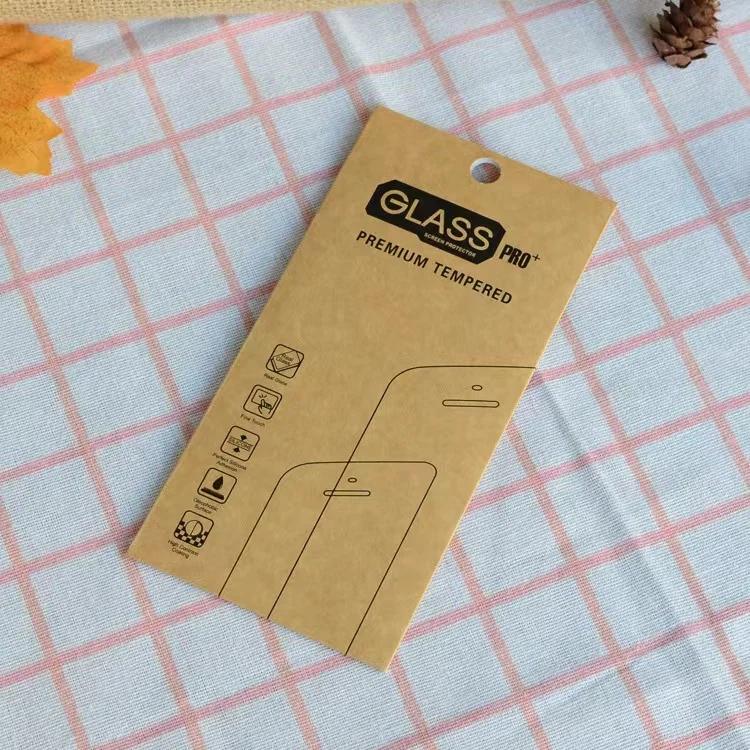 100pcs Universal Paper Retail Package Packaging Box Bag For iphone Samsung Huawei  9H Tempered Glass Screen Protector Film